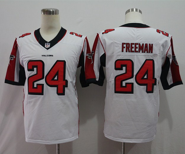Men's Atlanta Falcons Devonta Freeman #24 White Jersey